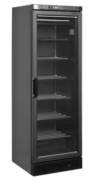 TEFCOLD Displayvriezer met Verwarmde Glazen Deur - UFSC371G BLACK 1