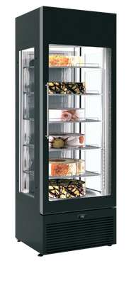 Framec GEVENTILEERDE DIEPVRIESVITRINE +5/-22°C - 3 ZIJDEN GLAS - 5 GRILLES - VENERE NV 1