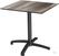 X Cross Terrastafel Zwart Frame + Tropical Wood HPL 70x70 cm - Essentials 110031277 1
