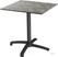 X Cross Terrastafel Zwart Frame + Galaxy Marble HPL 70x70 cm - Essentials 110031577 1