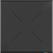 X Cross Terrastafel Zwart Frame + Galaxy Marble HPL 70x70 cm - Essentials 110031577 5