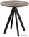 Infinity Terrastafel Zwart Frame + Tropical Wood HPL 70 cm - Essentials 120011270 1