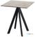 Infinity Terrastafel Zwart Frame + Moonstone HPL 70x70 cm - Essentials 120011377 1