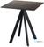 Infinity Terrastafel Zwart Frame + Riverwashed Wood HPL 70x70 cm - Essentials 120011477 1