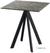 Infinity Terrastafel Zwart Frame + Galaxy Marble HPL 70x70 cm - Essentials 120011577 1