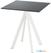Infinity Terrastafel Wit Frame + Zwart HPL 70x70 cm - Essentials 120021077 1