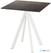 Infinity Terrastafel Wit Frame + Riverwashed Wood HPL 70x70 cm - Essentials 120021477 1