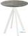 Infinity Terrastafel Wit Frame + Galaxy Marble HPL 70 cm - Essentials 120021570 1