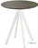 Infinity Terrastafel Wit Frame + Midnight Marble HPL 70 cm - Essentials 120021670 1