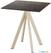 Infinity Terrastafel Zand Frame + Riverwashed Wood HPL 70x70 cm - Essentials 120031477 1