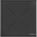 Infinity Statafel Zwart Frame + Riverwashed Wood HPL 70x70 cm - Essentials 120041477 4