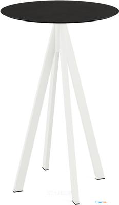 Essentials Infinity Statafel Wit Frame + Zwart HPL 70 cm - 120051070 1