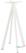 Essentials Infinity Statafel Wit Frame + Zwart HPL 70 cm - 120051070 2