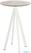 Infinity Statafel Wit Frame + Moonstone HPL 70 cm - Essentials 120051370 1