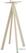 Infinity Statafel Zand Frame + Tropical Wood HPL 70 cm - Essentials 120061270 2