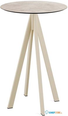 Infinity Statafel Zand Frame + Moonstone HPL 70 cm - Essentials 120061370 1