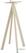 Infinity Statafel Zand Frame + Moonstone HPL 70 cm - Essentials 120061370 2
