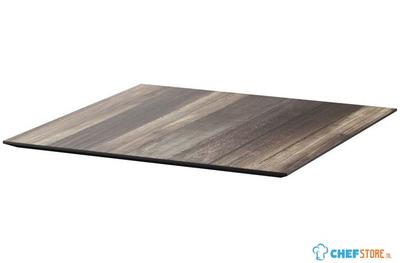 HPL Tafelblad Tropical Wood 70x70 cm - Essentials 1277 1