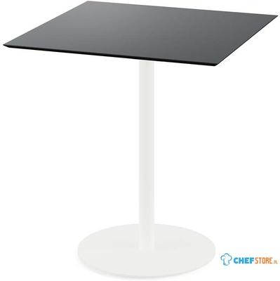 Urban Terrastafel Wit Frame + Zwart HPL 70x70 cm - Essentials 130021077 1
