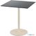 Urban Terrastafel Zand Frame + Zwart HPL 70x70 cm - Essentials 130031077 1