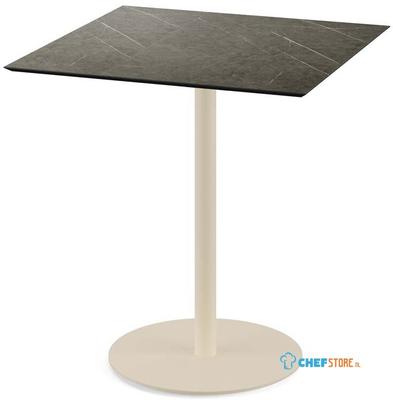 Urban Terrastafel Zand Frame + Midnight Marble HPL 70x70 cm - Essentials 130031677 1