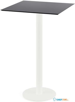 Urban Statafel Wit Frame + Zwart HPL 70x70 cm - Essentials 130051077 1
