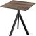 Essentials Infinity Tripod Terrastafel Zwart Frame + Tropical Wood HPL 70x70 cm - 140011277 1