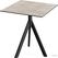 Essentials Infinity Tripod Terrastafel Zwart Frame + Moonstone HPL 70x70 cm - 140011377 1