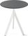 Essentials Infinity Tripod Terrastafel Wit Frame + Zwart HPL 70 cm - 140021070 1