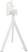 Essentials Infinity Tripod Terrastafel Wit Frame + Zwart HPL 70x70 cm - 140021077 2