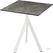 Essentials Infinity Tripod Terrastafel Wit Frame + Galaxy Marble HPL 70x70 cm - 140021577 1