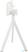 Essentials Infinity Tripod Terrastafel Wit Frame + Midnight Marble HPL 70 cm - 140021670 2