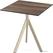 Essentials Infinity Tripod Terrastafel Zand Frame + Tropical Wood HPL 70x70 cm - 140031277 1