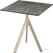 Essentials Infinity Tripod Terrastafel Zand Frame + Galaxy Marble HPL 70x70 cm - 140031577 1