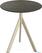 Essentials Infinity Tripod Terrastafel Zand Frame + Midnight Marble HPL 70 cm - 140031670 1
