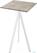 Essentials Infinity Tripod Statafel Wit Frame + Moonstone HPL 70x70 cm - 140051377 1