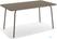 Essentials Shine Tuintafel Staal Rechthoek Cappuccino - 20601 1