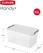 HANDY Set van 3 Transparante Opbergdozen 50L - 240679 3