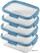 SMART FRESH ECO Set van 4 Transparante Bewaardozen 1L - 252973 1