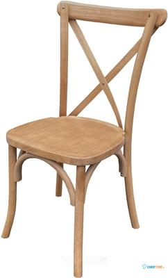 Stapelbare Stoel - Massief Hout - Ligtgewicht - 48x47x88cm (bxtxh) - 50100l - VEBA 50100L 1
