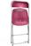Opklapstoel Budget - Grijs/Rood - VEBA 50130 2