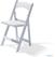 Opklapstoel Bruiloften - Wit/Wit - VEBA 50220 1