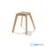 Essentials Keeve Stoel Zwart, Berkenhouten Frame en Kunststof Zitting, 47x53x83cm (LxBxH), 505F01SB 4