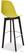 Essentials Keeve Barkruk Geel, Berkenhouten Frame en Kunststof Zitting, 53x47x119cm (LxBxH), 506FD01SY 2