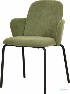 Essentials Paddy Stapelbare Stoel Gestoffeerd Groen - 51006 1