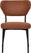 Essentials Duko Stapelbare Stoel Gestoffeerd Bruin - 51023 2