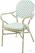Essentials Tango Bistrostoel Rotan Bamboo Wit/Pastel Groen - 56351 1