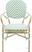 Essentials Tango Bistrostoel Rotan Bamboo Wit/Pastel Groen - 56351 2