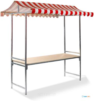 Marktkraam - Professioneel - Rood/Wit - VEBA MSR10205R 1