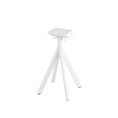 Essentials Infinity Terrastafel Wit Frame + Zwart HPL 70x70 cm - 120021070 1
